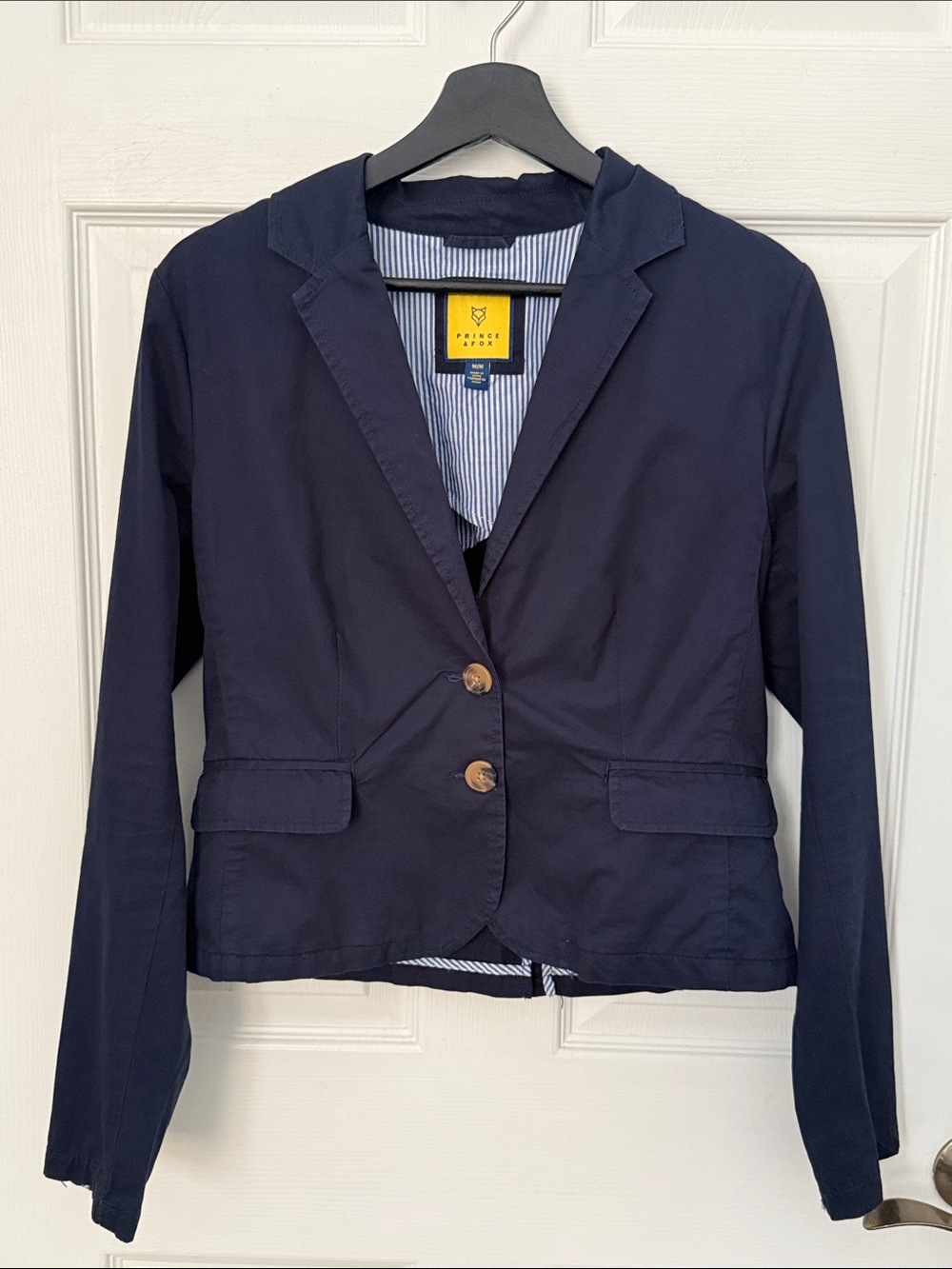 Prince & Fox women’s Navy Tailored Blazer Jacket